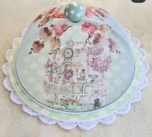 Boleira Shabby Chic Poá