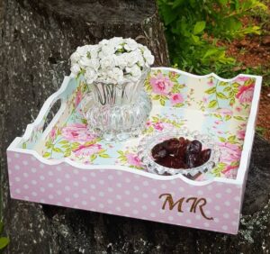 Bandeja Floral Personalizada