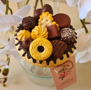 Pote de Vidro Decorado 1,3L