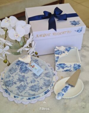 Kit Coleção Blue Garden