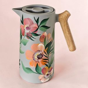 Garrafa térmica pintada à mão