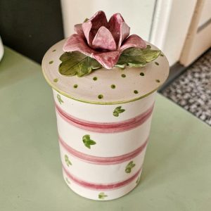 Porta-requeijão Cerâmica Coleção Meu Jardim